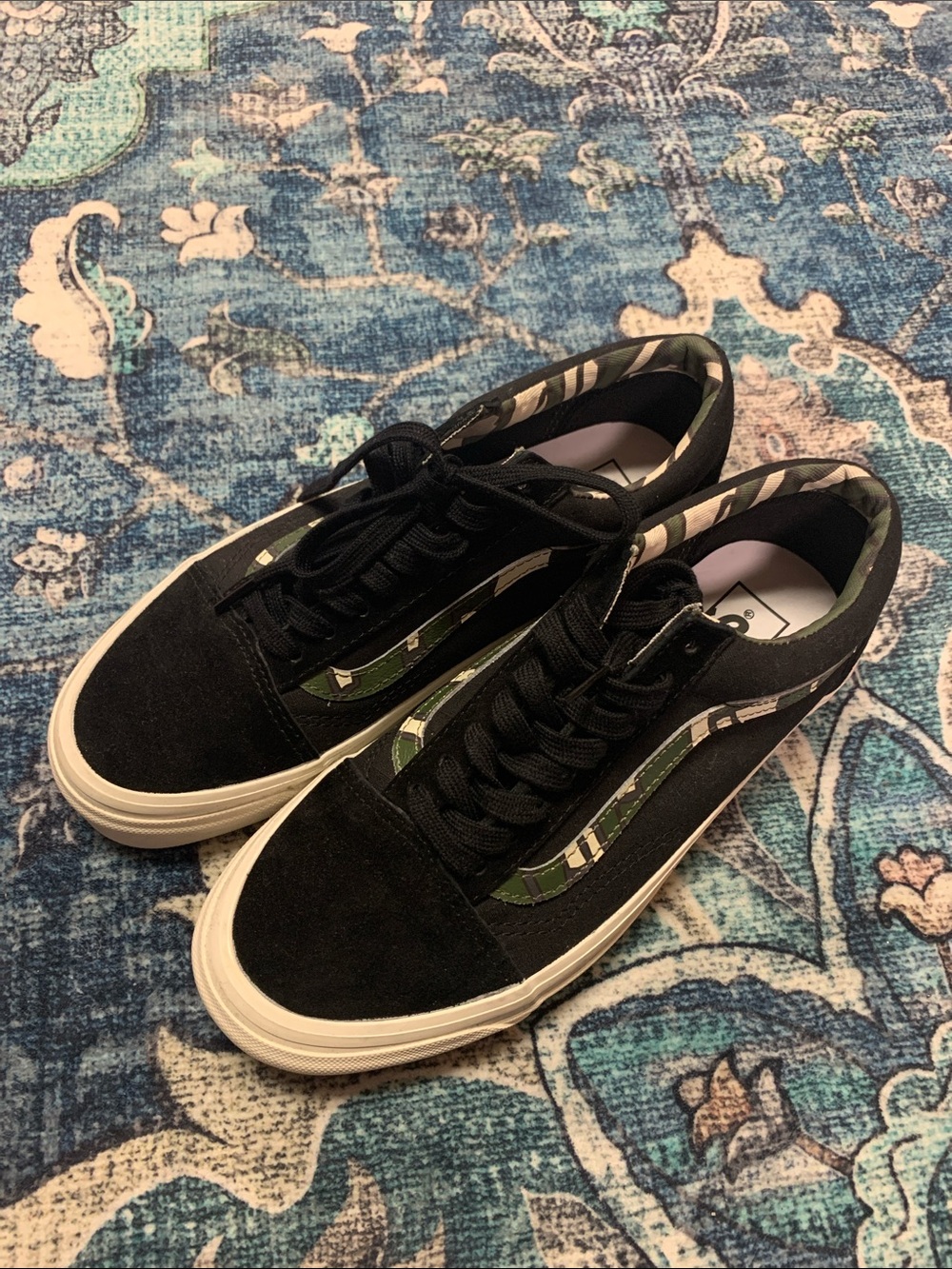 Vans skater camo camouflage 8.5 grunge